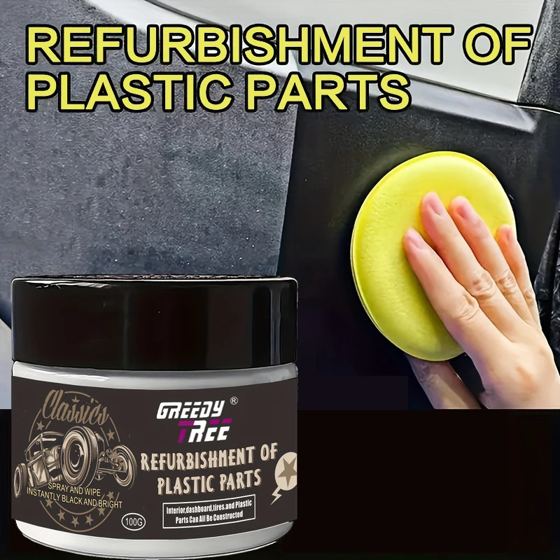 Car Plastic Rubber Restorer Gel - Waterproof UV & Anti-Aging Formula for Interior/Exterior, Fix Brittleness & Restore Elasticity
Car Plastic Rubber Restorer Gel - Waterproof UV & Anti-Aging Formula for Interior/Exterior, Fix Brittleness & Restore Elasticity
