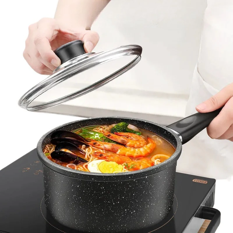 Суповая кастрюля, термоплита, антипригарная посуда для кухни, кастрюли для молока, лапши, кастрюли с покрытием, кастрюля с крышкой, кастрюля с одной ручкой для дома
Суповая кастрюля, термоплита, антипригарная посуда для кухни, кастрюли для молока, лапши, кастрюли с покрытием, кастрюля с крышкой, кастрюля с одной ручкой для дома