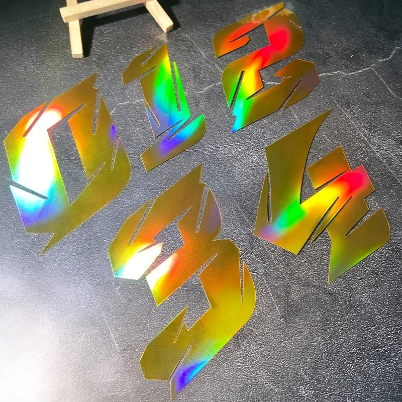 1 шт. 0to9 золотой лазерный номер мотоциклетные наклейки водостойкие для мотоцикла обтекатель крыло топливный бак шлем велосипед виниловые наклейки
1 шт. 0to9 золотой лазерный номер мотоциклетные наклейки водостойкие для мотоцикла обтекатель крыло топливный бак шлем велосипед виниловые наклейки