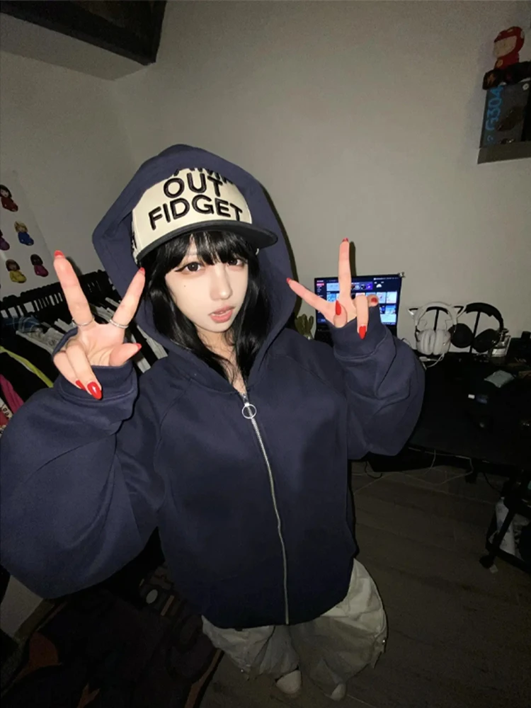 American Lazy Chic Hoodie Cardigan Men's Autumn Heavyweight Neutral Sle Jaet Oversize Hooded Sweatirt Casual Youth Trend
American Lazy Chic Hoodie Cardigan Men's Autumn Heavyweight Neutral Sle Jaet Oversize Hooded Sweatirt Casual Youth Trend