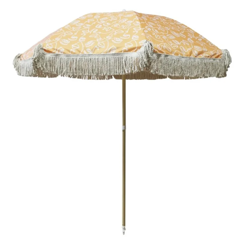 Outdoor 2 meters, fringed polyester wood color , beach umbrella, high quality printed leisure garden decorative umbrella
Outdoor 2 meters, fringed polyester wood color , beach umbrella, high quality printed leisure garden decorative umbrella