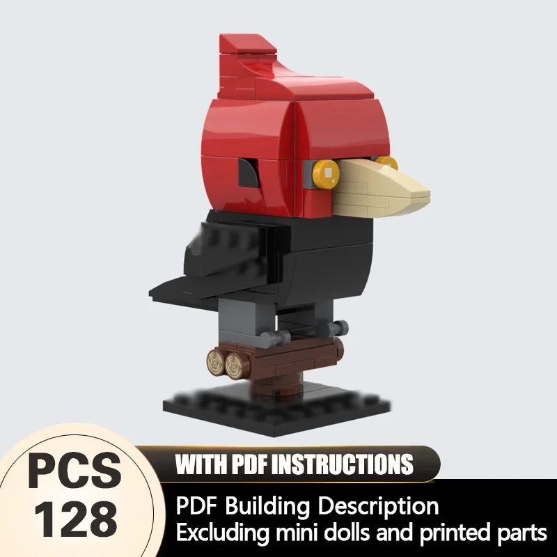 Creators Animal Series Model MOC Building Bricks Cream-Backed Bird Modular Technology Gifts Holiday Assemble Children Toys Suit
Creators Animal Series Model MOC Building Bricks Cream-Backed Bird Modular Technology Gifts Holiday Assemble Children Toys Suit