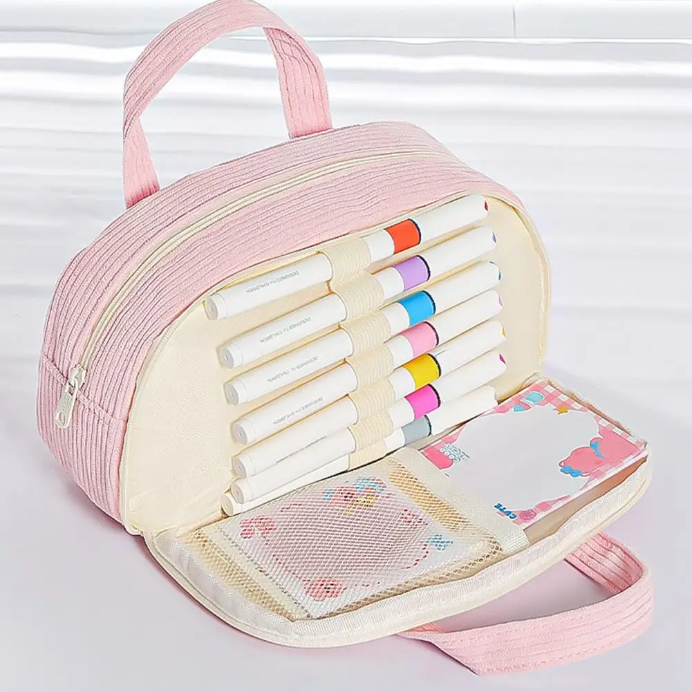 Simple Style Pencil Case Layered Storage Bag Stain Resistant Solid Color Cosmetic Bag School Stationery Organizer Best Gift
Simple Style Pencil Case Layered Storage Bag Stain Resistant Solid Color Cosmetic Bag School Stationery Organizer Best Gift