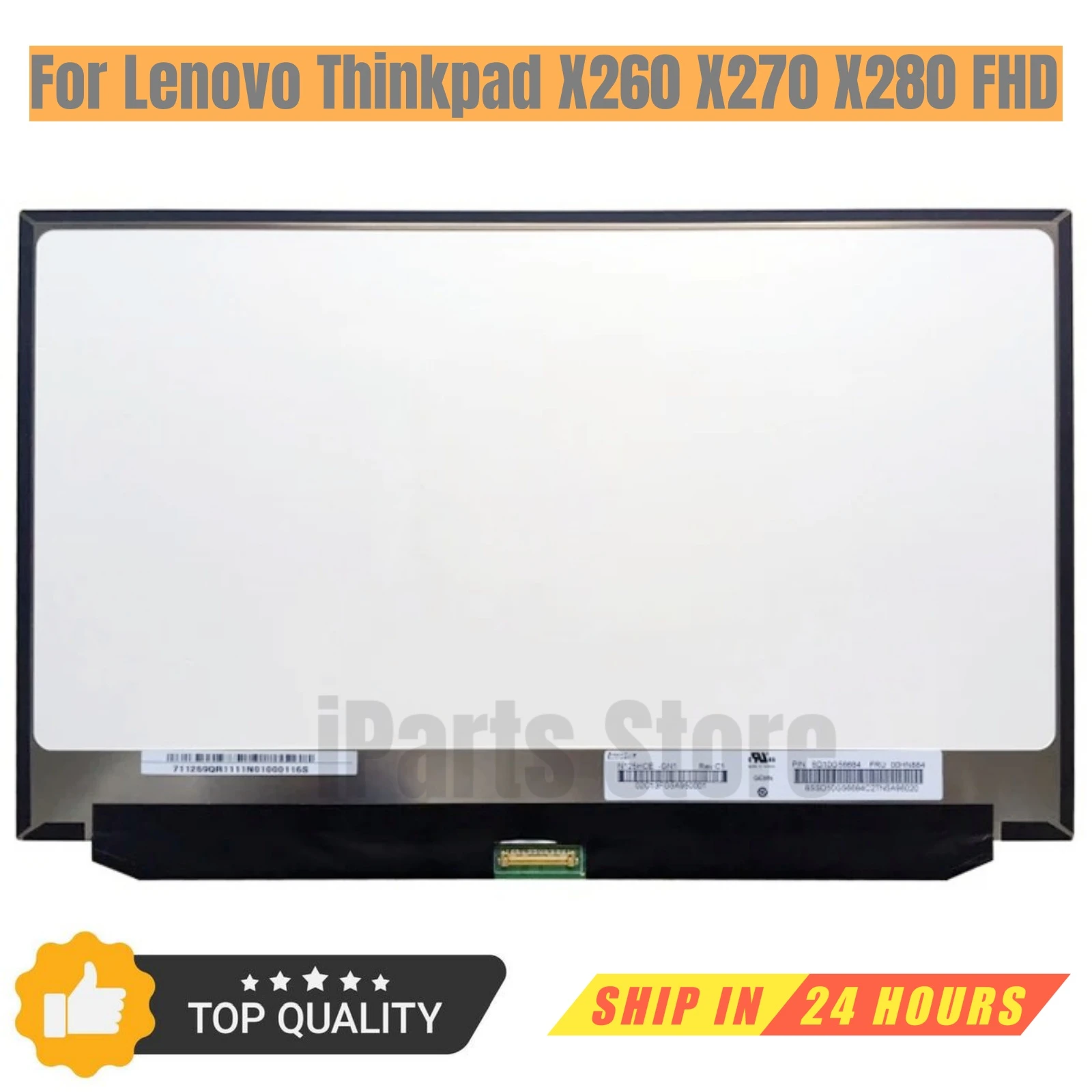 iParts New Display 12.5 inch for Lenovo Thinkpad X260 X270 X280 G641808 00NY682 00HN883 FHD LCD Screen Matrix Matrix OEM
iParts New Display 12.5 inch for Lenovo Thinkpad X260 X270 X280 G641808 00NY682 00HN883 FHD LCD Screen Matrix Matrix OEM