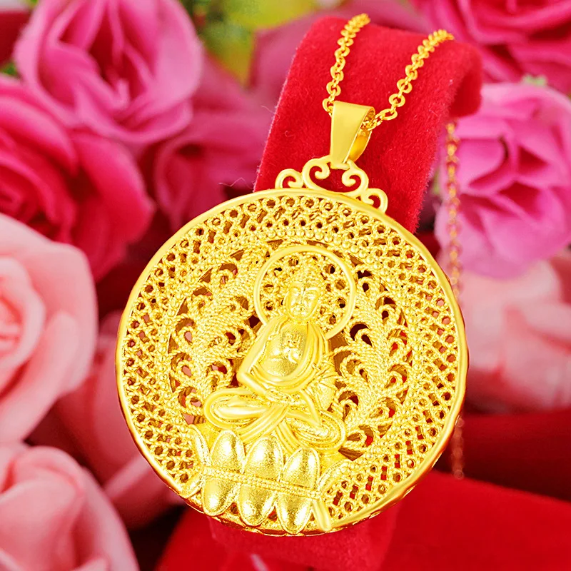 Comfortable & Lightweight Hollow Guanyin Pendant For Men & Women 24K Gold AU999 | Light to wear, skin-friendly and cozy
Comfortable & Lightweight Hollow Guanyin Pendant For Men & Women 24K Gold AU999 | Light to wear, skin-friendly and cozy