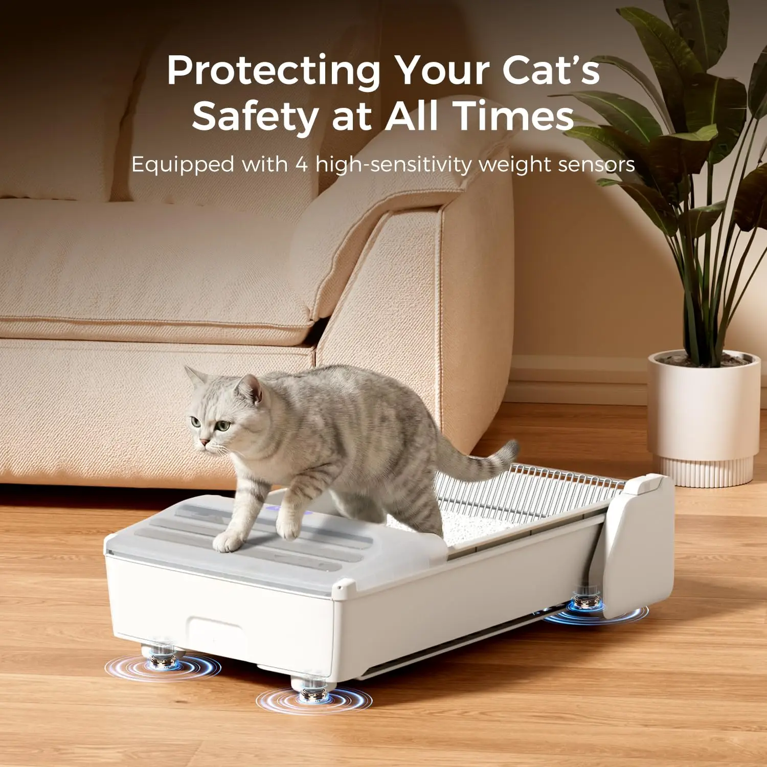 Self Cleaning Litter Box 2026 Upgraded Open-Top Automatic Cat Litter Box Multi Cats Weight Sensors Safety, Customized
Self Cleaning Litter Box 2026 Upgraded Open-Top Automatic Cat Litter Box Multi Cats Weight Sensors Safety, Customized
