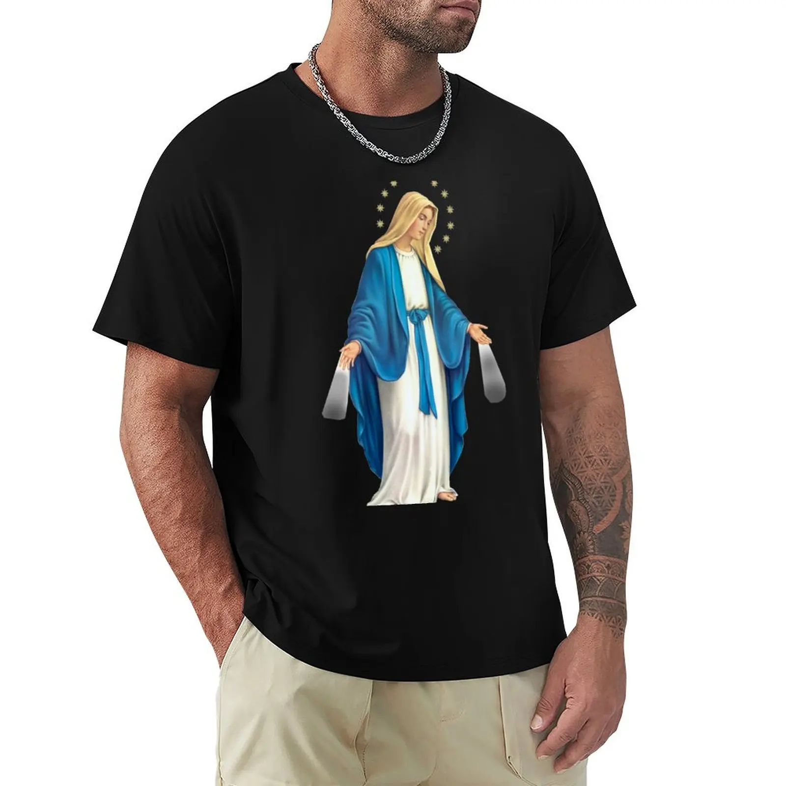 Our Lady, Mary T-Shirt Casual Daily Wear Short Sleeve Top
Our Lady, Mary T-Shirt Casual Daily Wear Short Sleeve Top