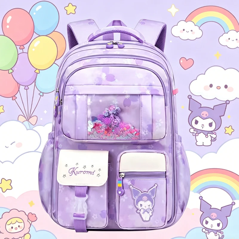 New Sanrios Girl Backpack Kuromi Student Bag Large Capacity Cinnamoroll Breathable Super Light Boy Gift Water Proof
New Sanrios Girl Backpack Kuromi Student Bag Large Capacity Cinnamoroll Breathable Super Light Boy Gift Water Proof