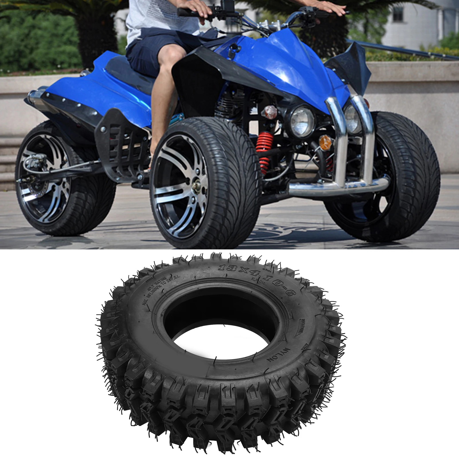 13x4.10‑6 Snow Sweeper Tyre for ATV Karts Mini 4WD 47cc 49cc Snow Motorcycle Tire 13x4.10‑6 Tires 13x4.10‑6 Tires for ATV
13x4.10‑6 Snow Sweeper Tyre for ATV Karts Mini 4WD 47cc 49cc Snow Motorcycle Tire 13x4.10‑6 Tires 13x4.10‑6 Tires for ATV