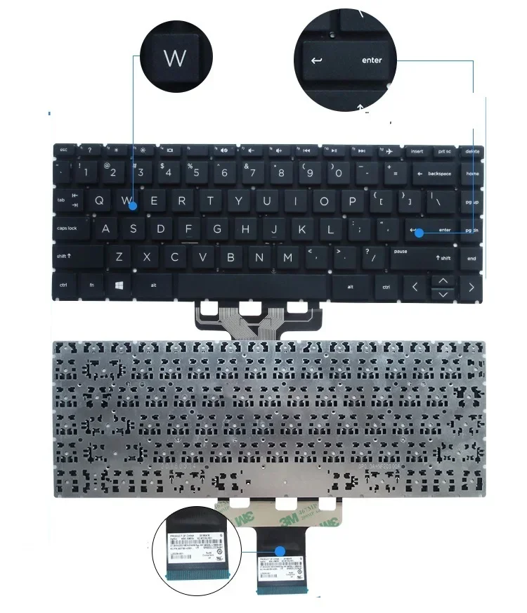 New US Keyboard Backlit For HP Pavilion X360 14S-DK 14S-DP 14S-DQ 14S-CR 14-CE 14s-CF 14-CF DF DK CK CD 14-CM 240 G7 245 G7
New US Keyboard Backlit For HP Pavilion X360 14S-DK 14S-DP 14S-DQ 14S-CR 14-CE 14s-CF 14-CF DF DK CK CD 14-CM 240 G7 245 G7
