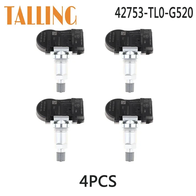 42753-TL0-G520 4Pcs TPMS Tire Pressure Sensor for Honda Jazz 2014-2020 Accord Crosstour 2011-2018 433MHZ 42753TL0G520
42753-TL0-G520 4Pcs TPMS Tire Pressure Sensor for Honda Jazz 2014-2020 Accord Crosstour 2011-2018 433MHZ 42753TL0G520