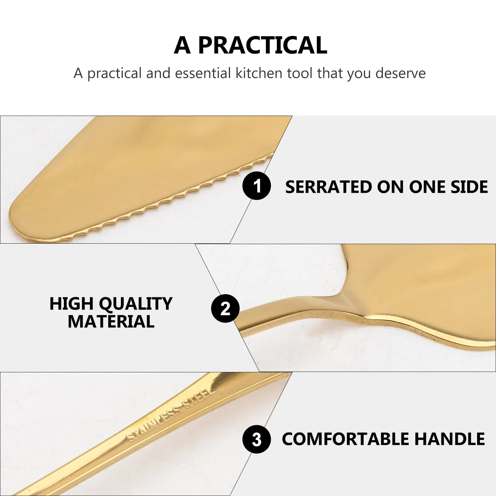 2Pcs Stainless Steel Shovel High polish Finish Cake Spatula Baking Pizza Tool Portable Easy Clean Serrated Edge Long lasting
2Pcs Stainless Steel Shovel High polish Finish Cake Spatula Baking Pizza Tool Portable Easy Clean Serrated Edge Long lasting