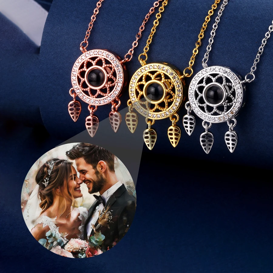 Custom Color Photo Projection Dreamcatcher Necklace Luxury Exquisite 2025 Anniversary Elegant Chic Retro Fashion Jewelry Wedding
Custom Color Photo Projection Dreamcatcher Necklace Luxury Exquisite 2025 Anniversary Elegant Chic Retro Fashion Jewelry Wedding