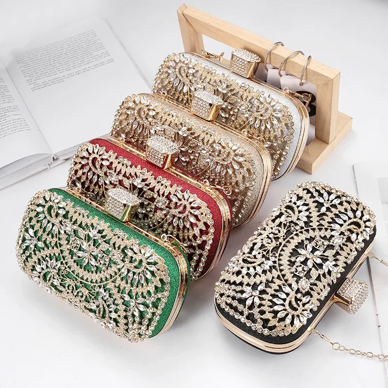 2024 New Cross-Border Evening Gown Bag Women's Diamond-Embellished Handbag European And American Style Hand-Held Bag For Gowns
2024 New Cross-Border Evening Gown Bag Women's Diamond-Embellished Handbag European And American Style Hand-Held Bag For Gowns