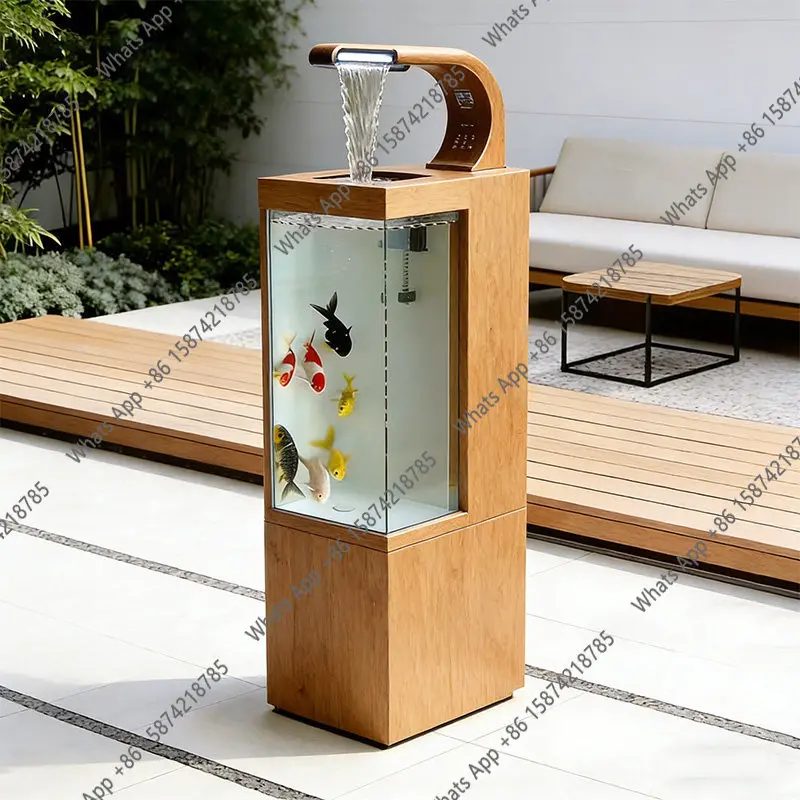 Balcony stainless steel fish pond flower box metal flowing water ornament outdoor terrace courtyard water feature waterfall
Balcony stainless steel fish pond flower box metal flowing water ornament outdoor terrace courtyard water feature waterfall
