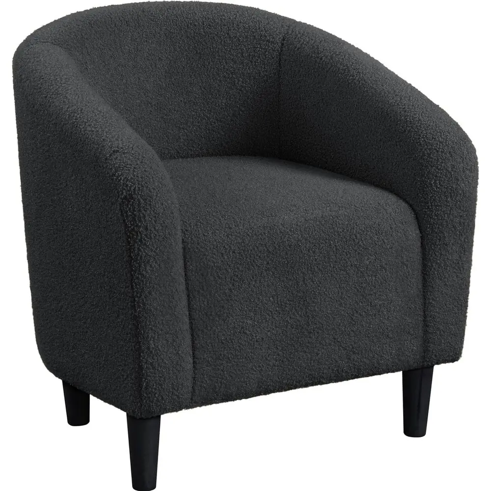 Sherpa-Padded Elegant Armchair in Gray for Living, Bedroom, or Office
Sherpa-Padded Elegant Armchair in Gray for Living, Bedroom, or Office