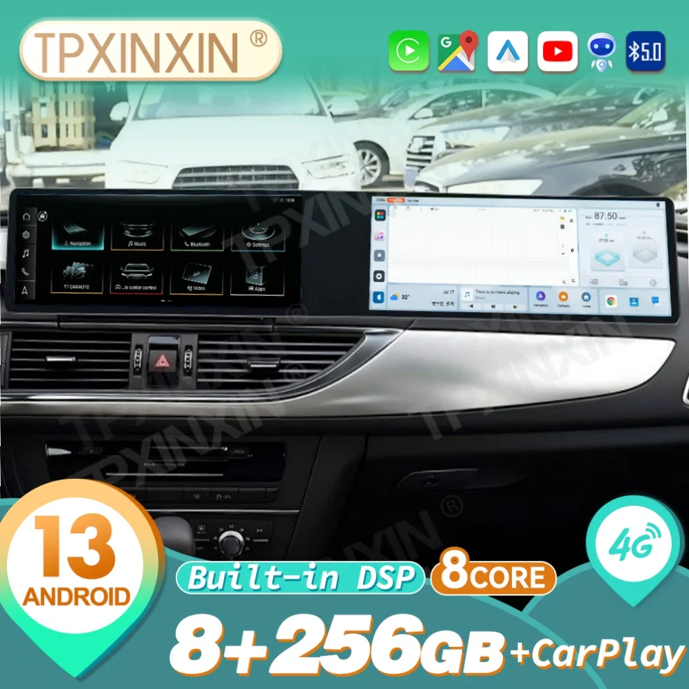 Qualcomm 12.3" Dual Screen Android Auto Carplay Car Radio For Audi A6 2013~2018 Navigation GPS Car Multimedia Player Head Unit
Qualcomm 12.3" Dual Screen Android Auto Carplay Car Radio For Audi A6 2013~2018 Navigation GPS Car Multimedia Player Head Unit