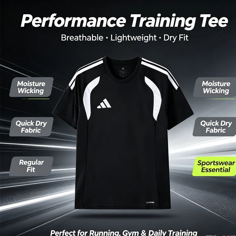 Adidas Men's Sports Casual Short-Sleeved Running Fitness Football T-Shirt Kb1348
Adidas Men's Sports Casual Short-Sleeved Running Fitness Football T-Shirt Kb1348