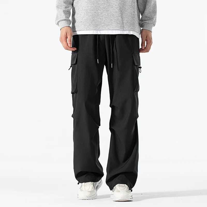 Men's spring and autumn American-style straight-leg loose paratrooper functional mountaineering and casual pants training pants
Men's spring and autumn American-style straight-leg loose paratrooper functional mountaineering and casual pants training pants