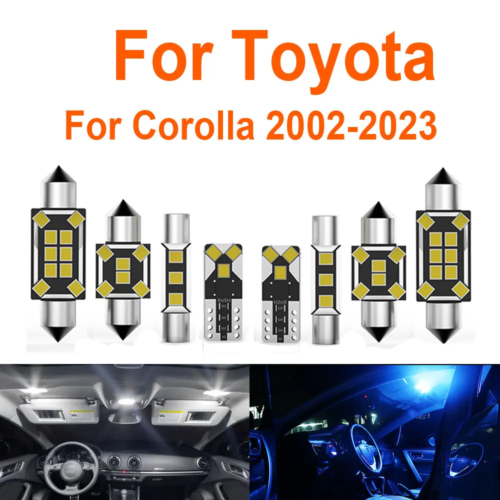 ABRIGHT светодиодная внутренняя купольная лампа для чтения карт багажника для Toyota Corolla 2002-2016 2018 2019 2020 2021 2022 2023 аксессуары
ABRIGHT светодиодная внутренняя купольная лампа для чтения карт багажника для Toyota Corolla 2002-2016 2018 2019 2020 2021 2022 2023 аксессуары