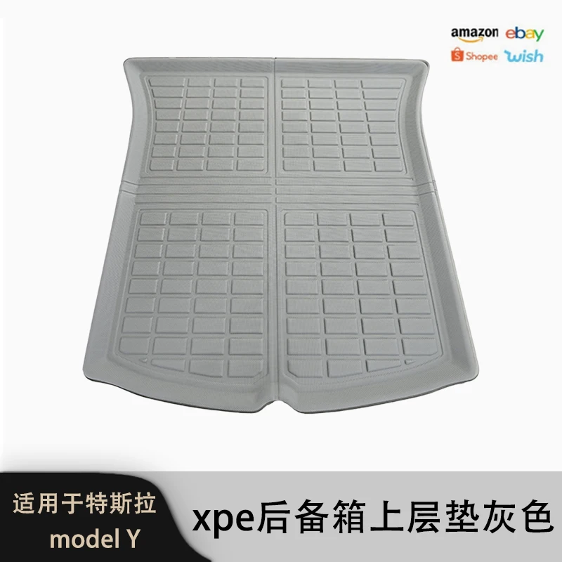 Suitable for Model Y Tesla 2021–2024 – XPE Upper Trunk Liner, Durable Gray Cargo Mat for Rear Storage Area
Suitable for Model Y Tesla 2021–2024 – XPE Upper Trunk Liner, Durable Gray Cargo Mat for Rear Storage Area