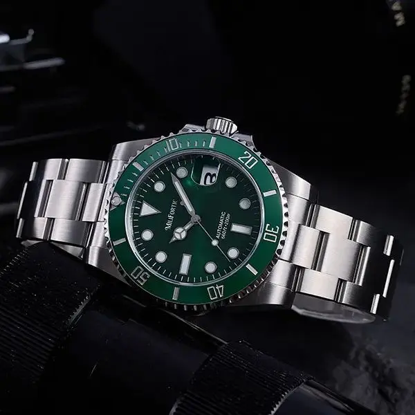 Milifortic Men Automatic Watch Pilot 40mm Mechanical Wristwatch Diver 200m Waterproof BGW-9 Luminous Sapphire Mirror NH35
Milifortic Men Automatic Watch Pilot 40mm Mechanical Wristwatch Diver 200m Waterproof BGW-9 Luminous Sapphire Mirror NH35