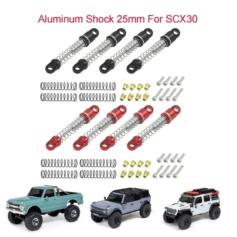 Aluminum Shock 25mm for AXIAL SCX30 1/30 RC Model Cars Crawler Upgrade Parts
Aluminum Shock 25mm for AXIAL SCX30 1/30 RC Model Cars Crawler Upgrade Parts