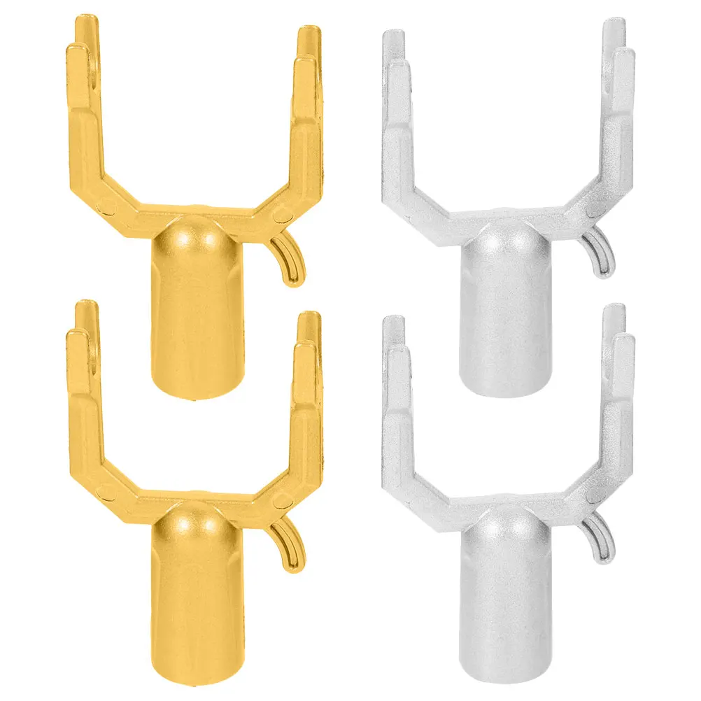 4 Pcs Clothes Rod Fork Replacement Heads Rust Resistant Outdoor Balcony Clothes Pole Parts Silver Gold
4 Pcs Clothes Rod Fork Replacement Heads Rust Resistant Outdoor Balcony Clothes Pole Parts Silver Gold