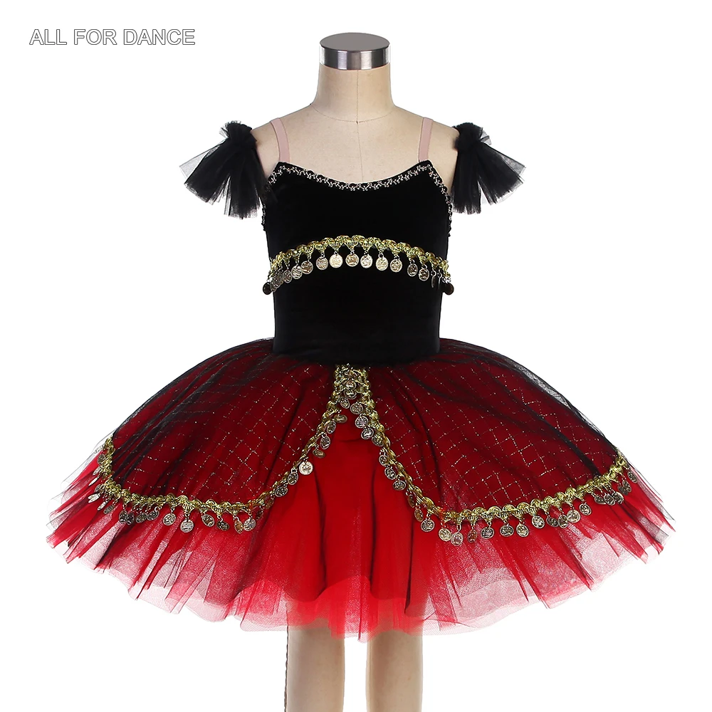 BLL545 Black Velvet Bodice with Red Puff Skirt Pre-professional Ballet Pancake Tutu Girls & Women Stage Performance Ballet Tutu
BLL545 Black Velvet Bodice with Red Puff Skirt Pre-professional Ballet Pancake Tutu Girls & Women Stage Performance Ballet Tutu