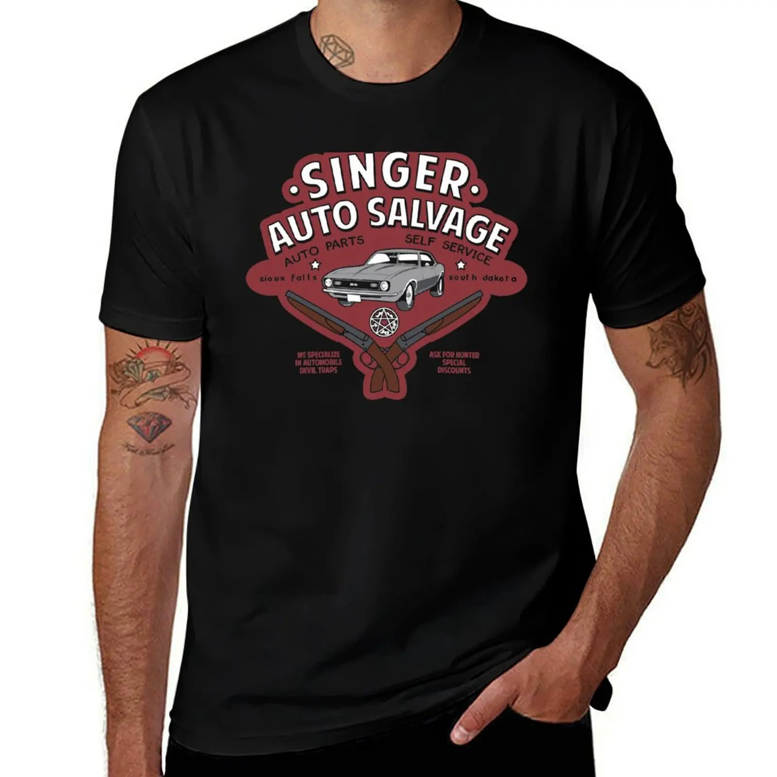 Singer Auto Salvage T-Shirt anime tshirt shirts graphic tees fruit of the loom mens t shirts
Singer Auto Salvage T-Shirt anime tshirt shirts graphic tees fruit of the loom mens t shirts