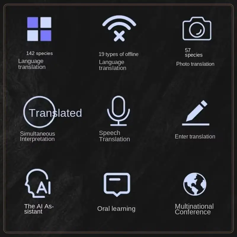 Reliable-Smart AI Voice Translator Intelligent Online Real Time 142 Language Translation Simultaneous Interpretation For Travel,
Reliable-Smart AI Voice Translator Intelligent Online Real Time 142 Language Translation Simultaneous Interpretation For Travel,