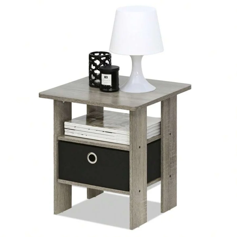 Side Table, End Table, Night Stand With Open Shelves And Storage Bin, Bedside Table, For Living Room, Bedroom, French Oak
Side Table, End Table, Night Stand With Open Shelves And Storage Bin, Bedside Table, For Living Room, Bedroom, French Oak
