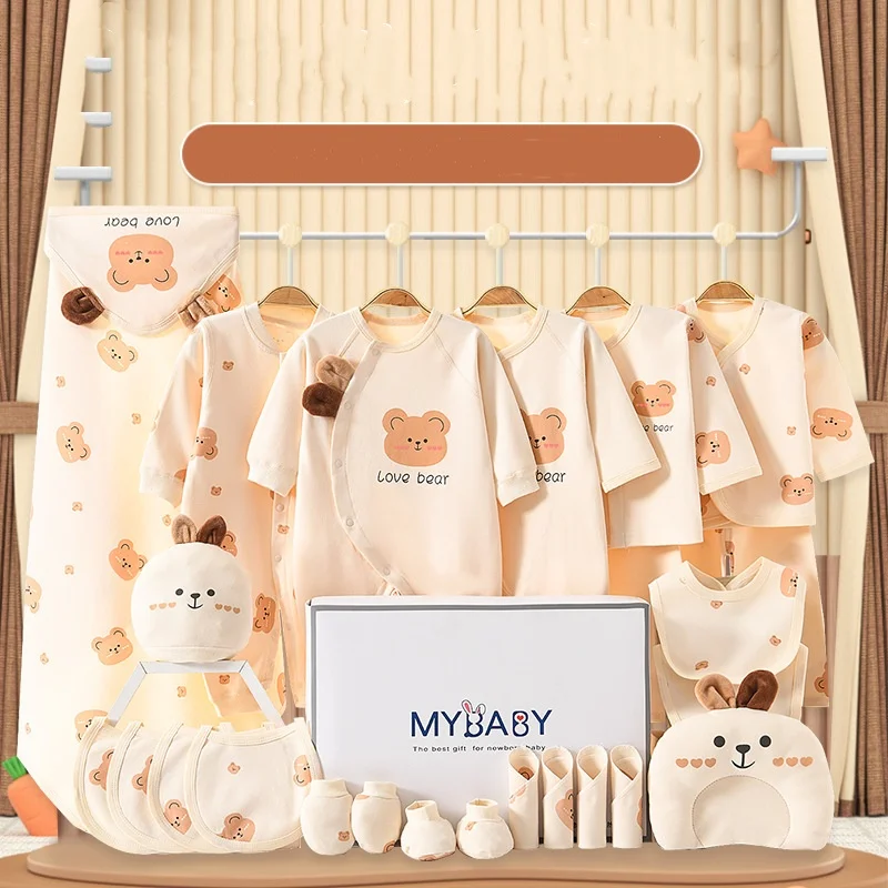 21/24/25 pieces/lot Newborn Baby Clothing Set Boys Girls 100% Cotton Infant Outfits Spring Autumn Baby Hat Bib Clothes Suit
21/24/25 pieces/lot Newborn Baby Clothing Set Boys Girls 100% Cotton Infant Outfits Spring Autumn Baby Hat Bib Clothes Suit