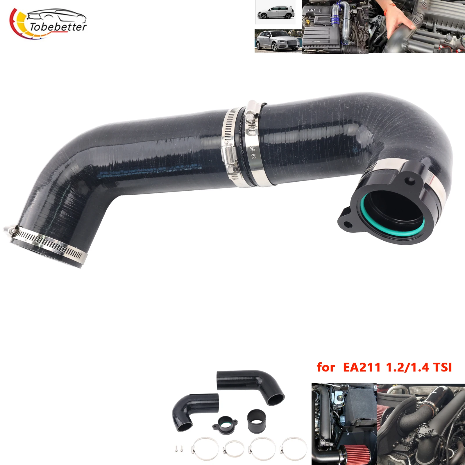 Turbo Intake Pipe for Audi A3 8V VW Golf MK7 Passat 3G Touran MK2 Jetta EA211 1.2/1.4 TSI 2012-2021
Turbo Intake Pipe for Audi A3 8V VW Golf MK7 Passat 3G Touran MK2 Jetta EA211 1.2/1.4 TSI 2012-2021