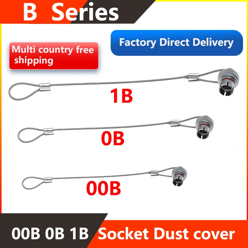 00B 0B 1B series aviation metal socket dust cover connector for dustproof and waterproof IP50
00B 0B 1B series aviation metal socket dust cover connector for dustproof and waterproof IP50