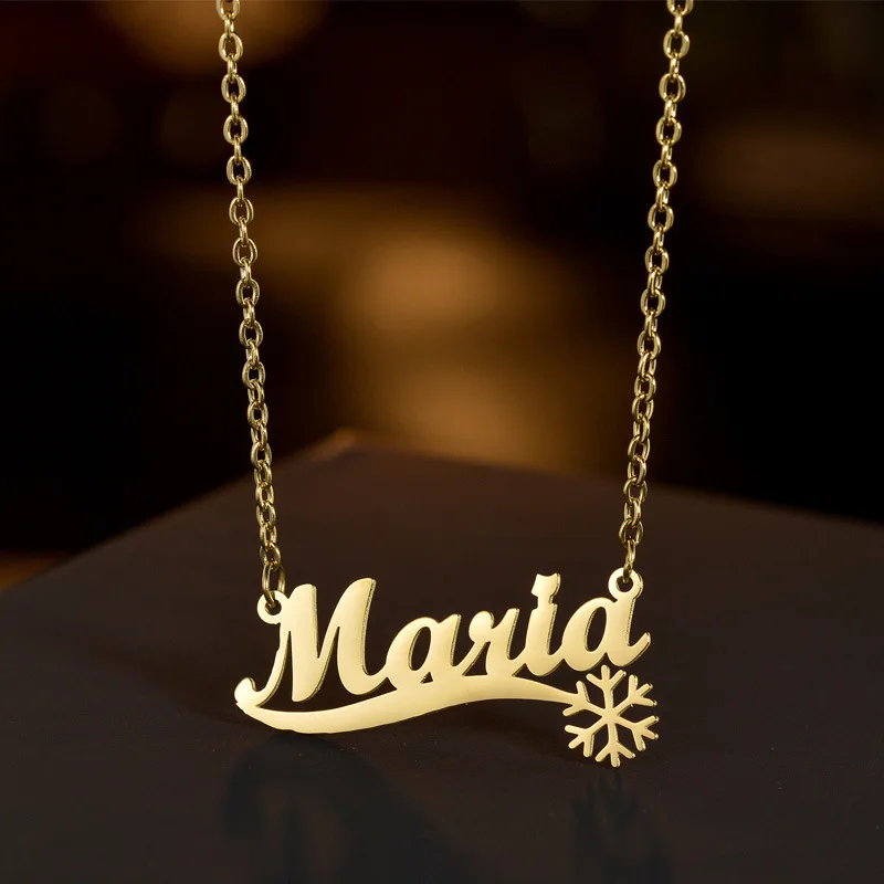 Fashion Stainless Steel Letter Necklace Women's Trend Personalized Name Customized Necklaces Jewelry Birthday Gift DROPSHIPPING
Fashion Stainless Steel Letter Necklace Women's Trend Personalized Name Customized Necklaces Jewelry Birthday Gift DROPSHIPPING