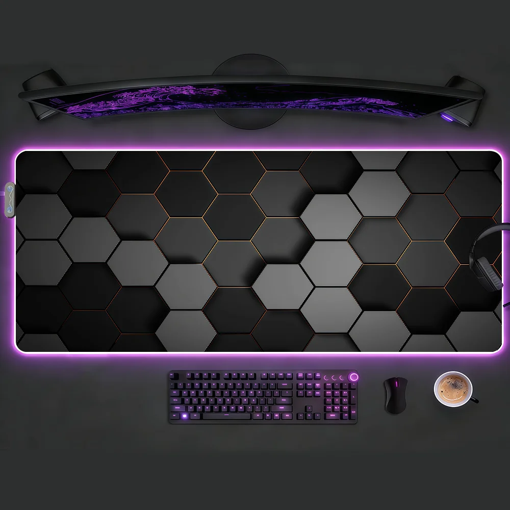 Big Red Blue gradient design Honeycomb Pattern Mouse Pad RGB Led Gaming Bedroom Office Desk Non-Slip Mat Waterproof Large
Big Red Blue gradient design Honeycomb Pattern Mouse Pad RGB Led Gaming Bedroom Office Desk Non-Slip Mat Waterproof Large