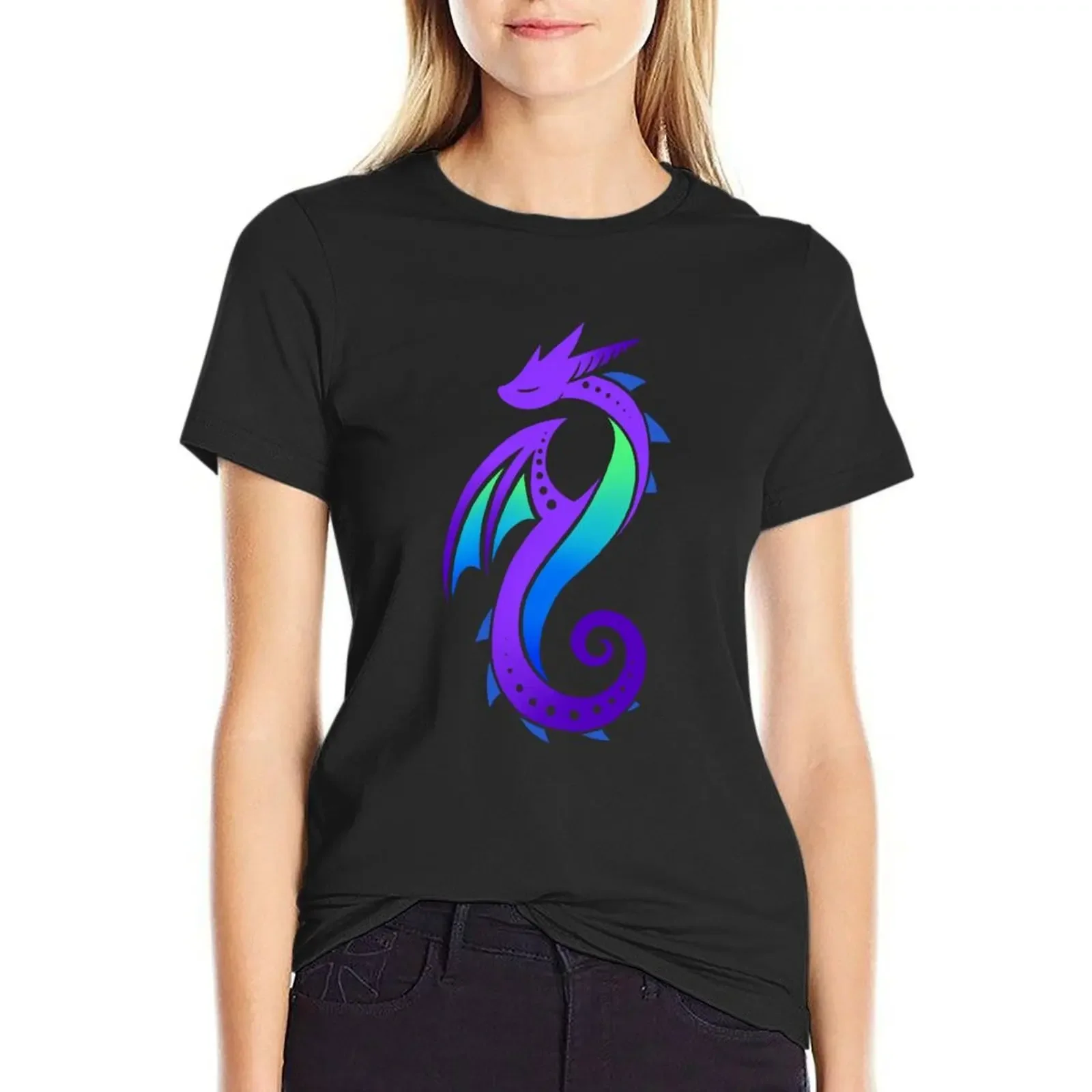 Dragon Swirl T-Shirt tops Aesthetic clothing sports fans Summer Women's clothing
Dragon Swirl T-Shirt tops Aesthetic clothing sports fans Summer Women's clothing