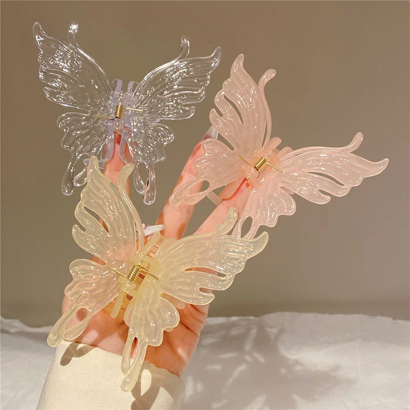 Fashion Large Butterfly Hair Clip Back Head Hairpin Shark Clip For Women Girl Hair Accessories
Fashion Large Butterfly Hair Clip Back Head Hairpin Shark Clip For Women Girl Hair Accessories
