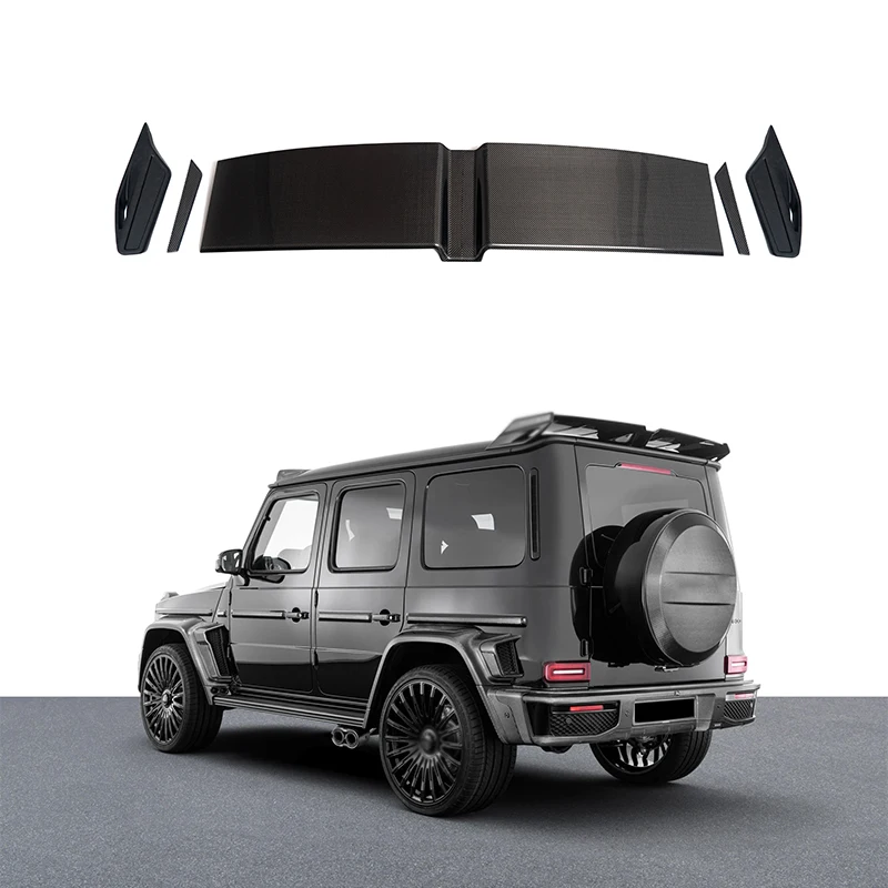 2025+ G Class W465 B800 Style Rear Spoiler Dry Carbon Fiber for G Class W465 G500 G550 G63 Rear Wing
2025+ G Class W465 B800 Style Rear Spoiler Dry Carbon Fiber for G Class W465 G500 G550 G63 Rear Wing