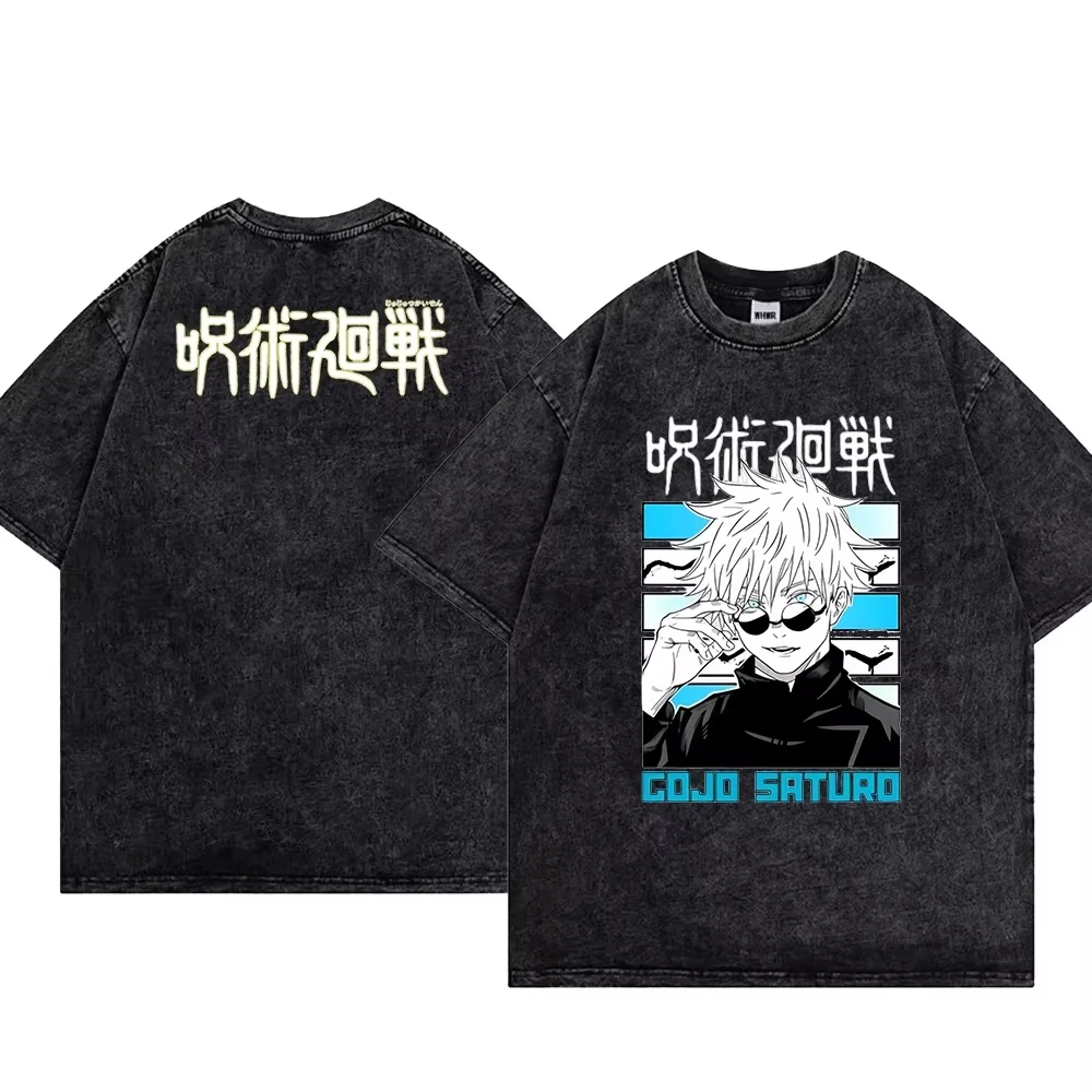 2025 Anime T-shirt Jujutsu Kaisen Men's Washed T-shirt Cotton Breathable Casual Print T-shirt Tee Hip Hop Streetwear Y2k tops
2025 Anime T-shirt Jujutsu Kaisen Men's Washed T-shirt Cotton Breathable Casual Print T-shirt Tee Hip Hop Streetwear Y2k tops