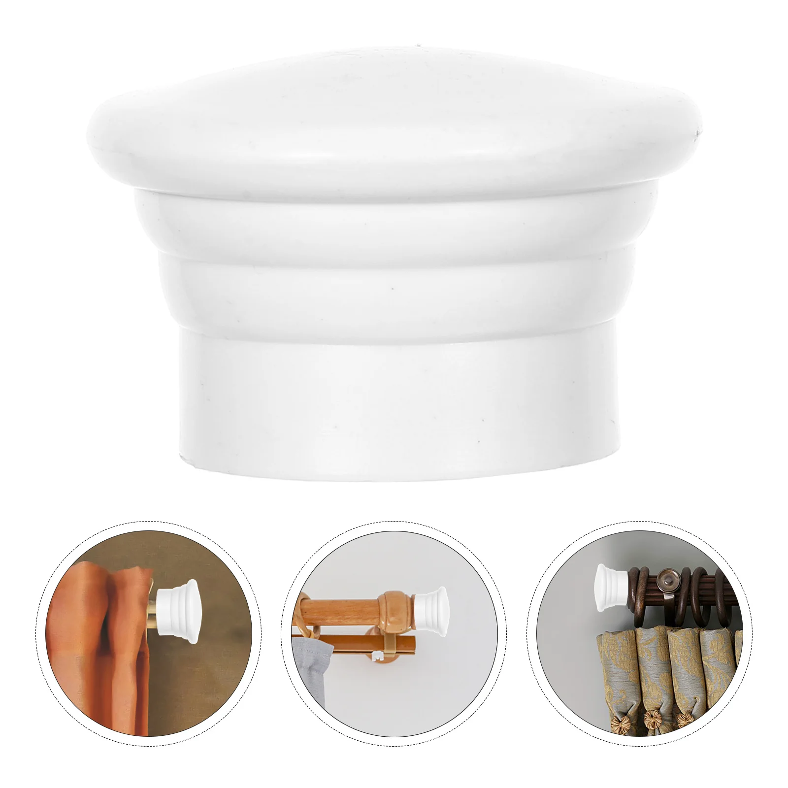 50Pcs Curtain Rod End Caps Plastic Finials Decorative Drapery Pole Sealing Caps Plug Home Office Curtain Rod Cap Finial
50Pcs Curtain Rod End Caps Plastic Finials Decorative Drapery Pole Sealing Caps Plug Home Office Curtain Rod Cap Finial