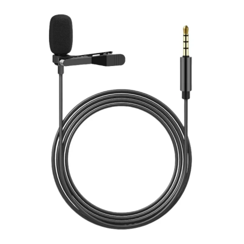 Portable Lavalier Mini Wired Microphone for Network Live Phone Computer Recording Noise Reduction with Clips Condenser Mic 1.5m
Portable Lavalier Mini Wired Microphone for Network Live Phone Computer Recording Noise Reduction with Clips Condenser Mic 1.5m