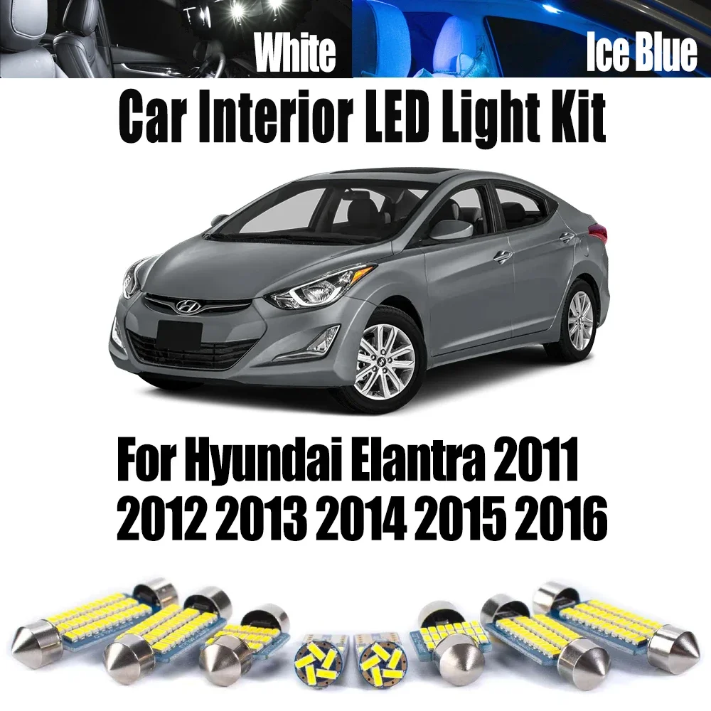 9Pcs Canbus For Hyundai Elantra 2011 2012 2013 2014 2015 2016 Car Bulbs LED Interior Trunk Reading Dome License Plate Light Kit
9Pcs Canbus For Hyundai Elantra 2011 2012 2013 2014 2015 2016 Car Bulbs LED Interior Trunk Reading Dome License Plate Light Kit