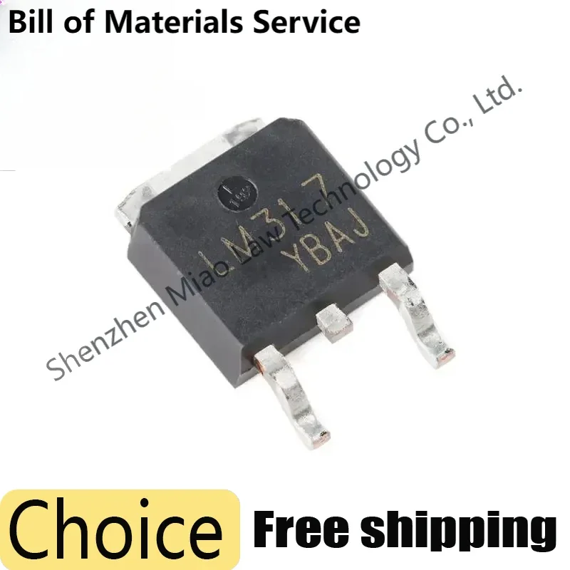 100pcs LM317 TO-252 317 TO252 40V 1.5A Three-terminal Positive Voltage Regulator IC Chip
100pcs LM317 TO-252 317 TO252 40V 1.5A Three-terminal Positive Voltage Regulator IC Chip