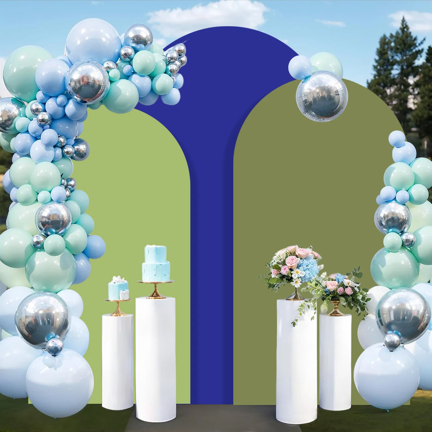 Синий, зеленый, двусторонний арочный фон с персонализированным цветным изображением, текст, детский душ, день рождения, свадьба, декор, фотофон
Синий, зеленый, двусторонний арочный фон с персонализированным цветным изображением, текст, детский душ, день рождения, свадьба, декор, фотофон