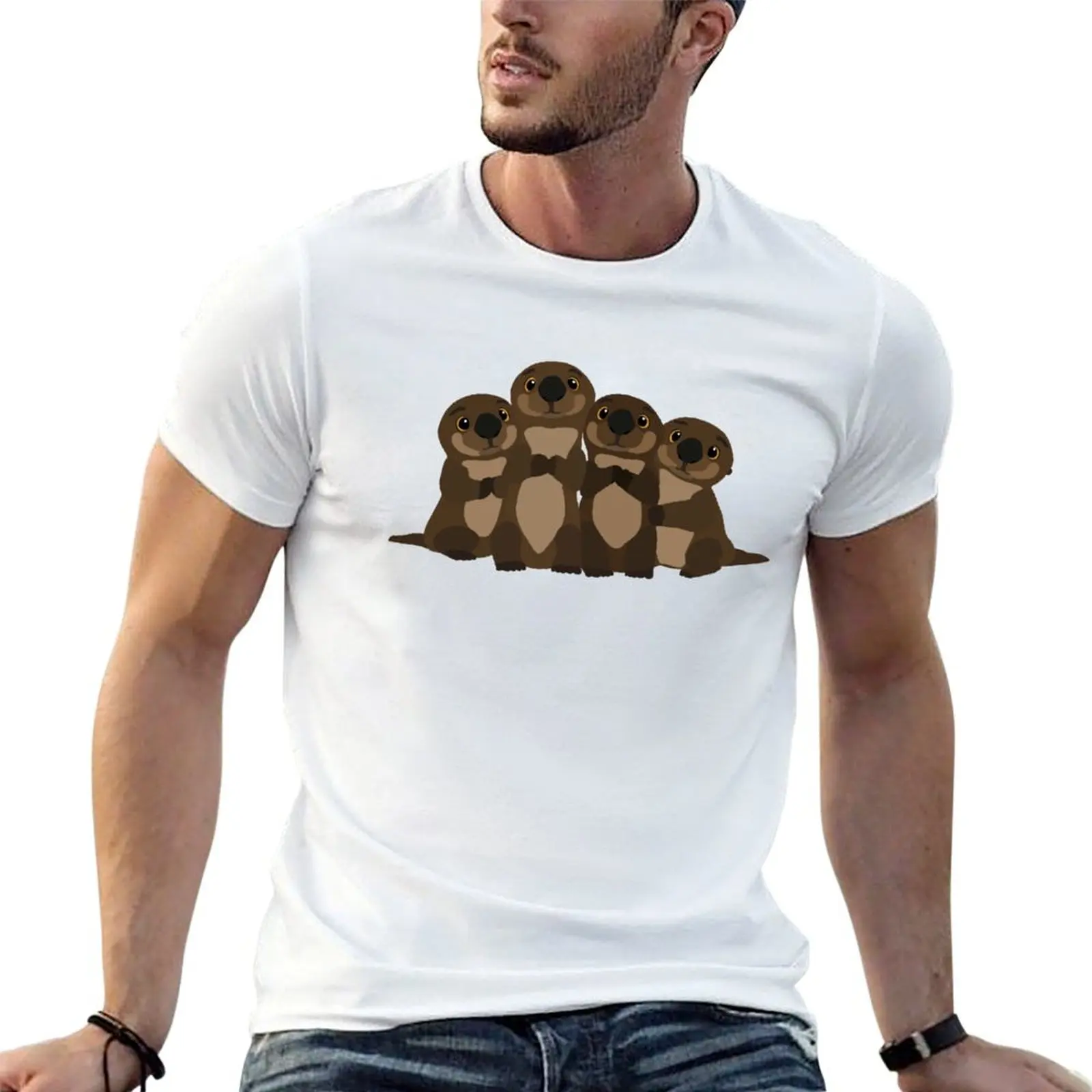 Sea otters Q T-Shirt cotton t shirt man cotton tshirt 100% T-Shirt
Sea otters Q T-Shirt cotton t shirt man cotton tshirt 100% T-Shirt