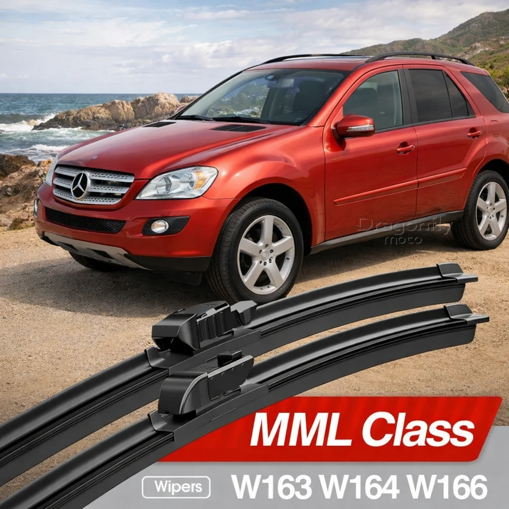 For Mercedes Benz M ML Class W163 W164 W166 1998-2019 Front Windshield Wiper Blades 2pcs Accessories Windscreen Window
For Mercedes Benz M ML Class W163 W164 W166 1998-2019 Front Windshield Wiper Blades 2pcs Accessories Windscreen Window