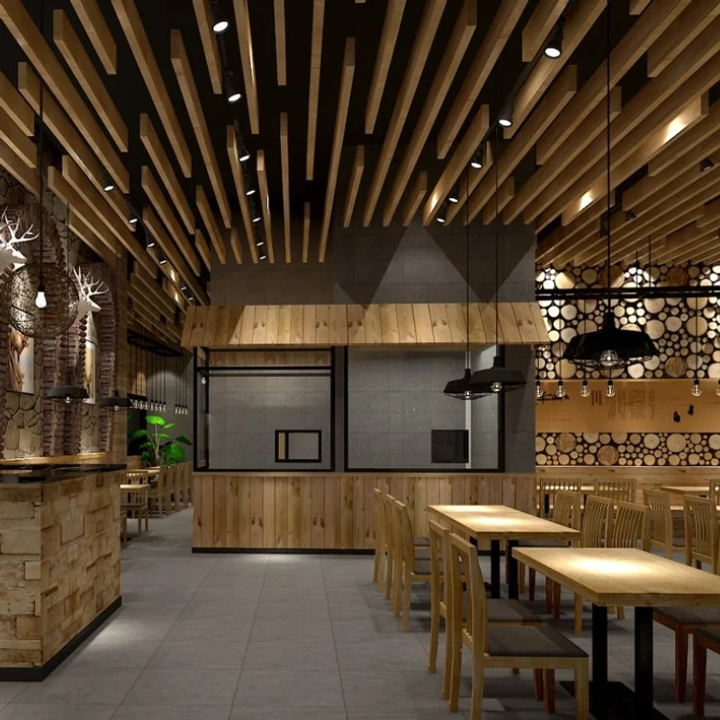 100X30Mm aluminum fireproof waterproof fake triangle restaurant decoration customized modern baffle linear ceiling
100X30Mm aluminum fireproof waterproof fake triangle restaurant decoration customized modern baffle linear ceiling