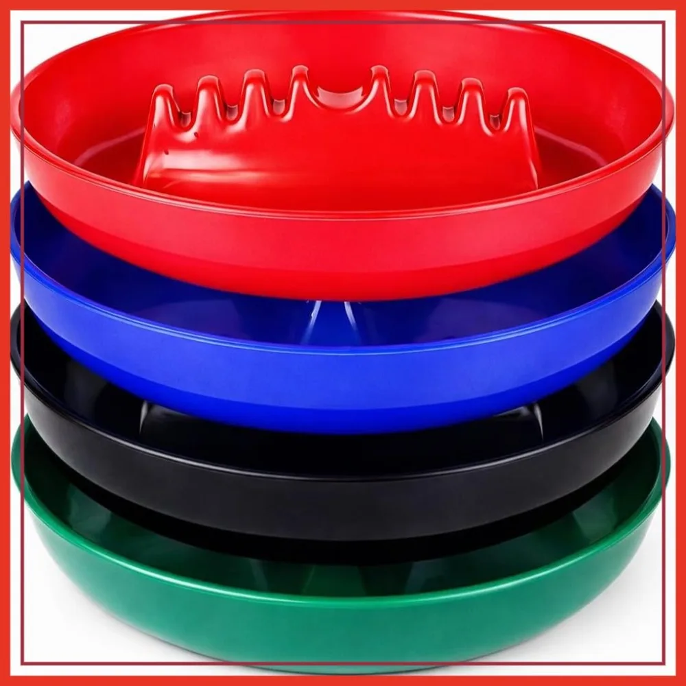 Pack of 4 Round Plastic Ashtrays for Cigarettes & Cigars, 7 Inch, Indoor/Outdoor Use, Patio Restaurant Style
Pack of 4 Round Plastic Ashtrays for Cigarettes & Cigars, 7 Inch, Indoor/Outdoor Use, Patio Restaurant Style